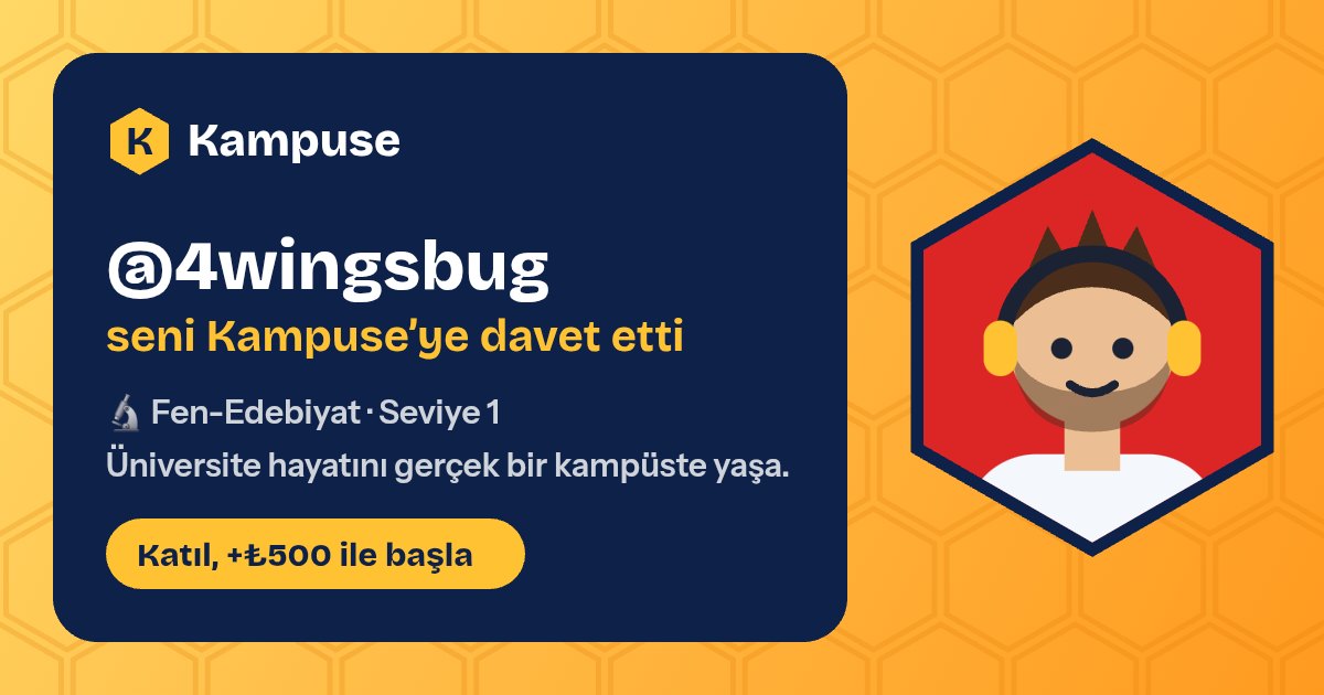 @4wingsbug · Kampuse