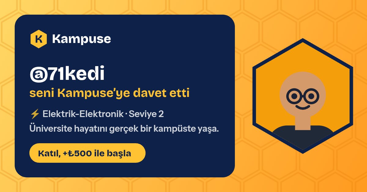 @71kedi · Kampuse