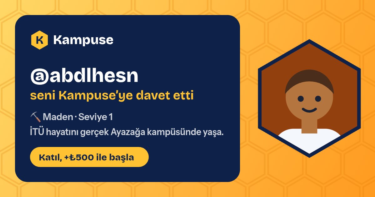@abdlhesn · Kampuse