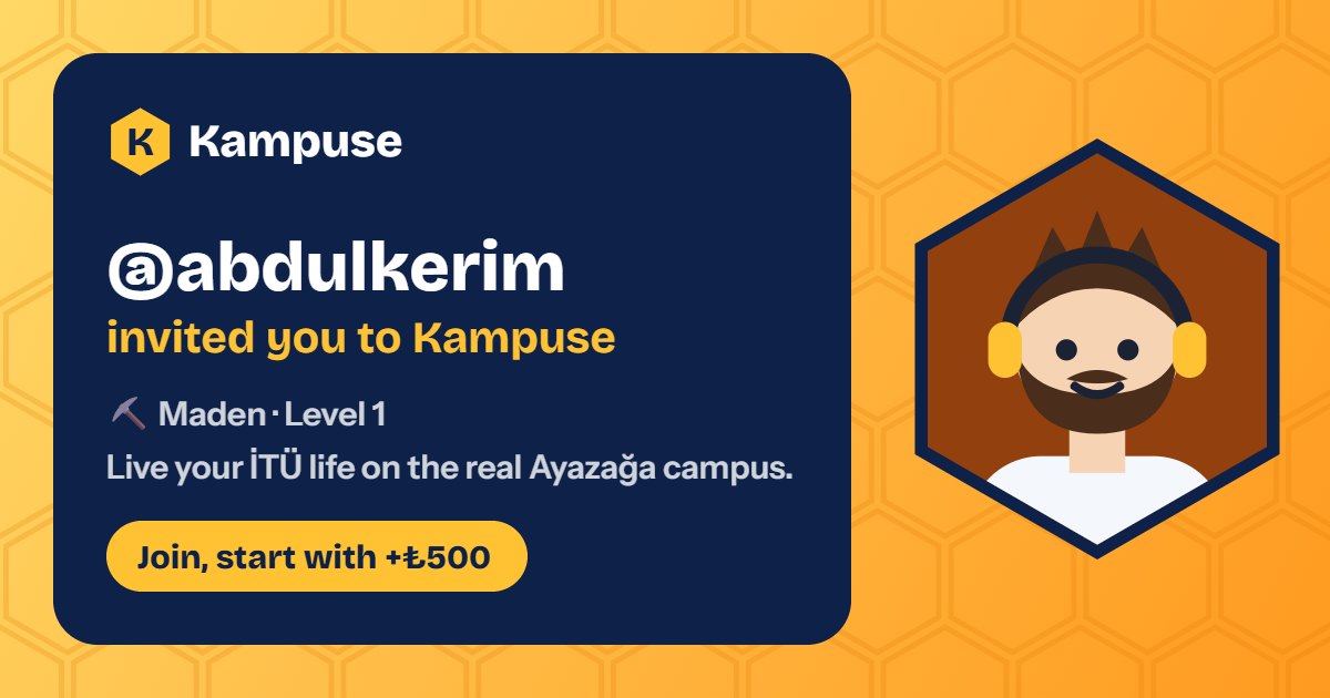 @abdulkerim · Kampuse