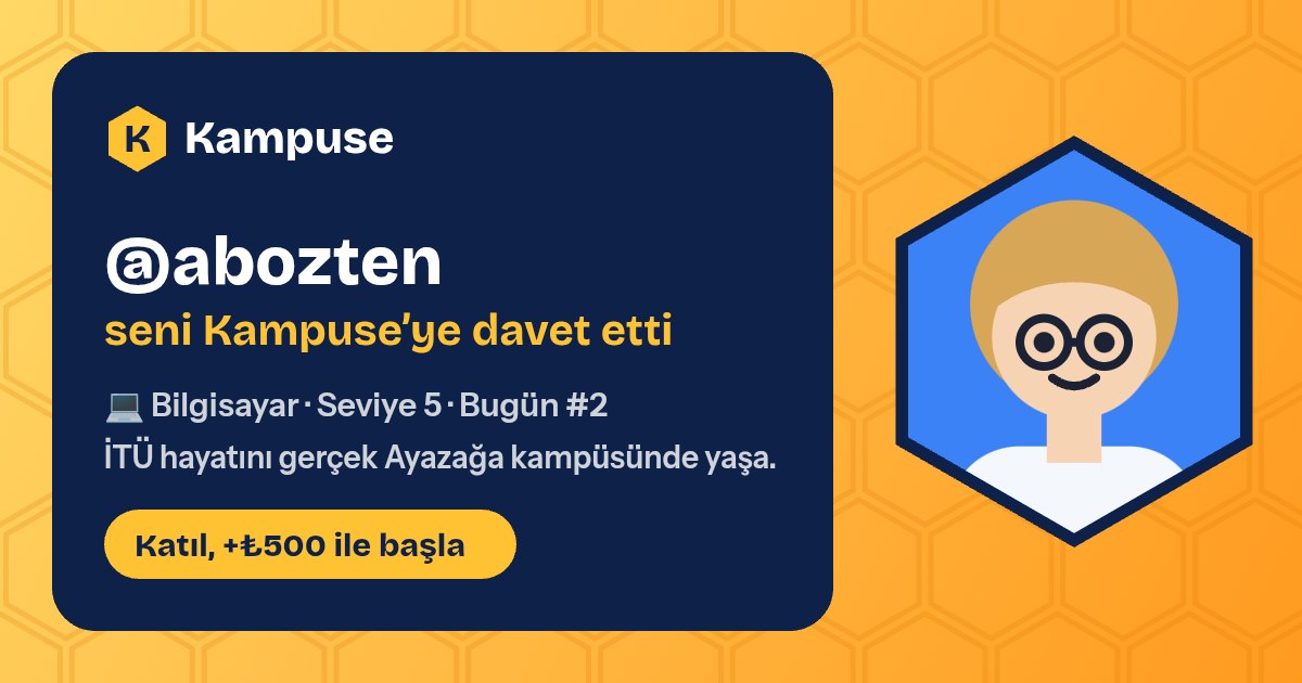 @abozten · Kampuse