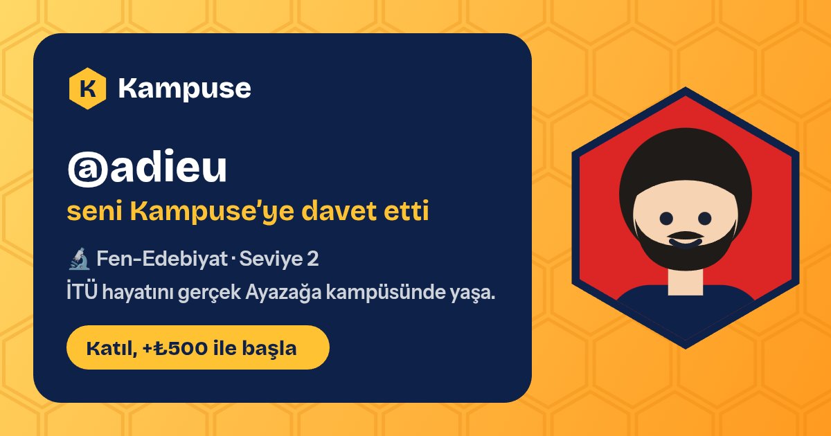 @adieu · Kampuse