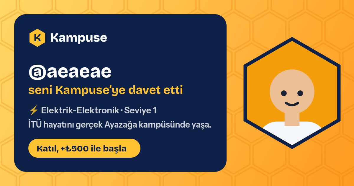 @aeaeae · Kampuse