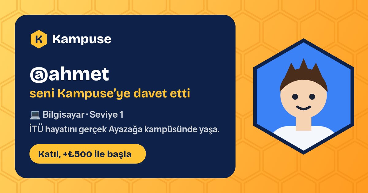 @ahmet · Kampuse