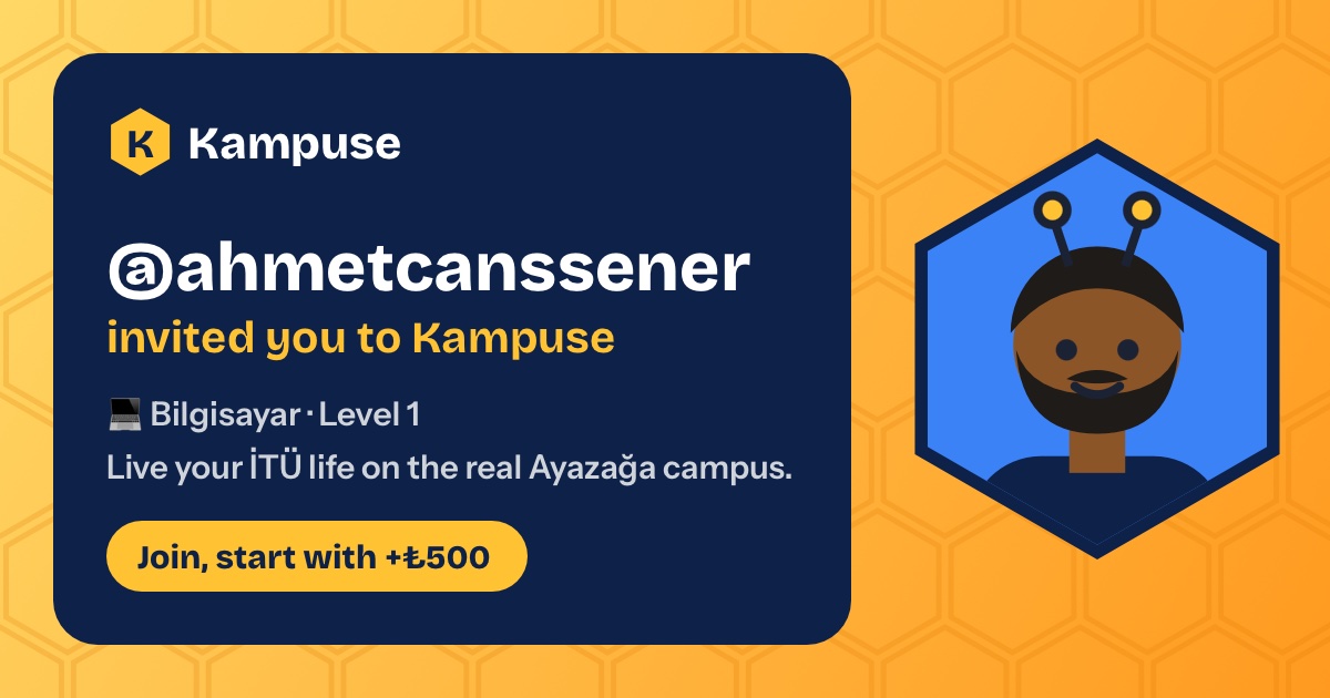 @ahmetcanssener · Kampuse