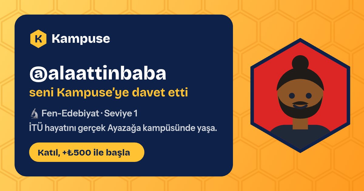 @alaattinbaba · Kampuse