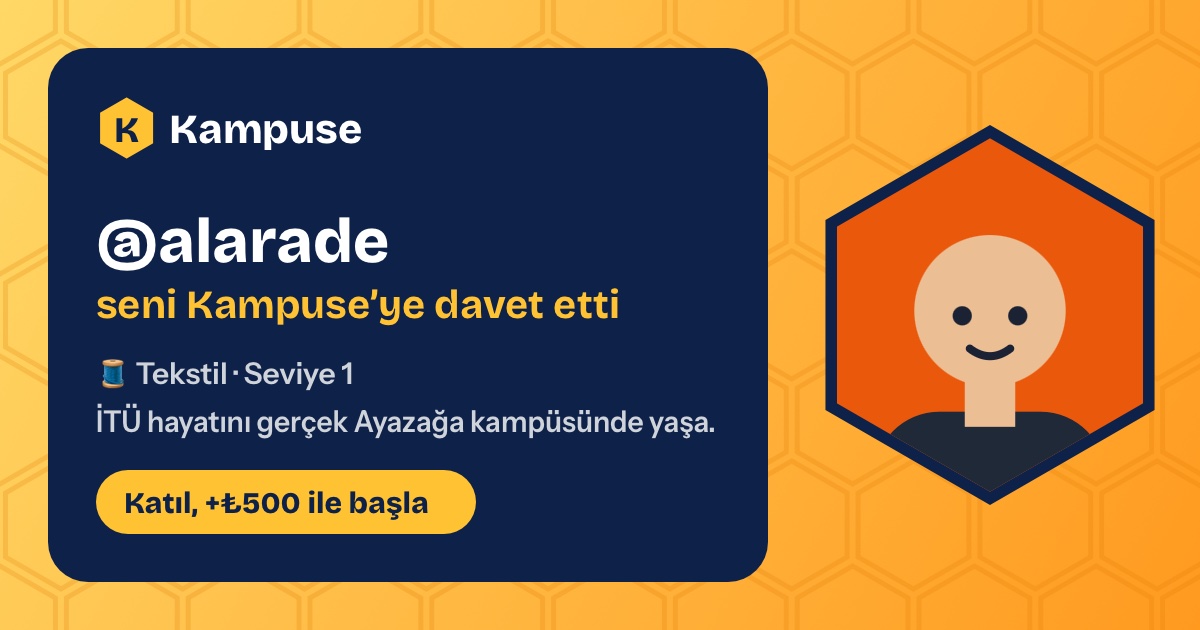 @alarade · Kampuse