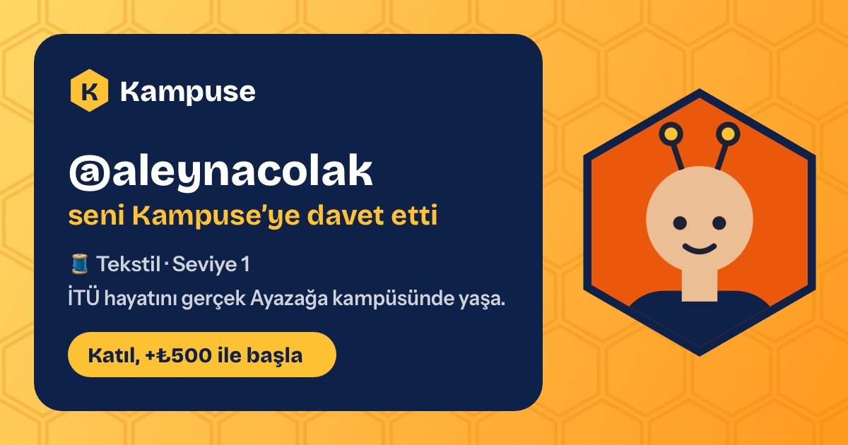 @aleynacolak · Kampuse