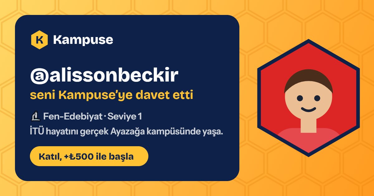 @alissonbeckir · Kampuse