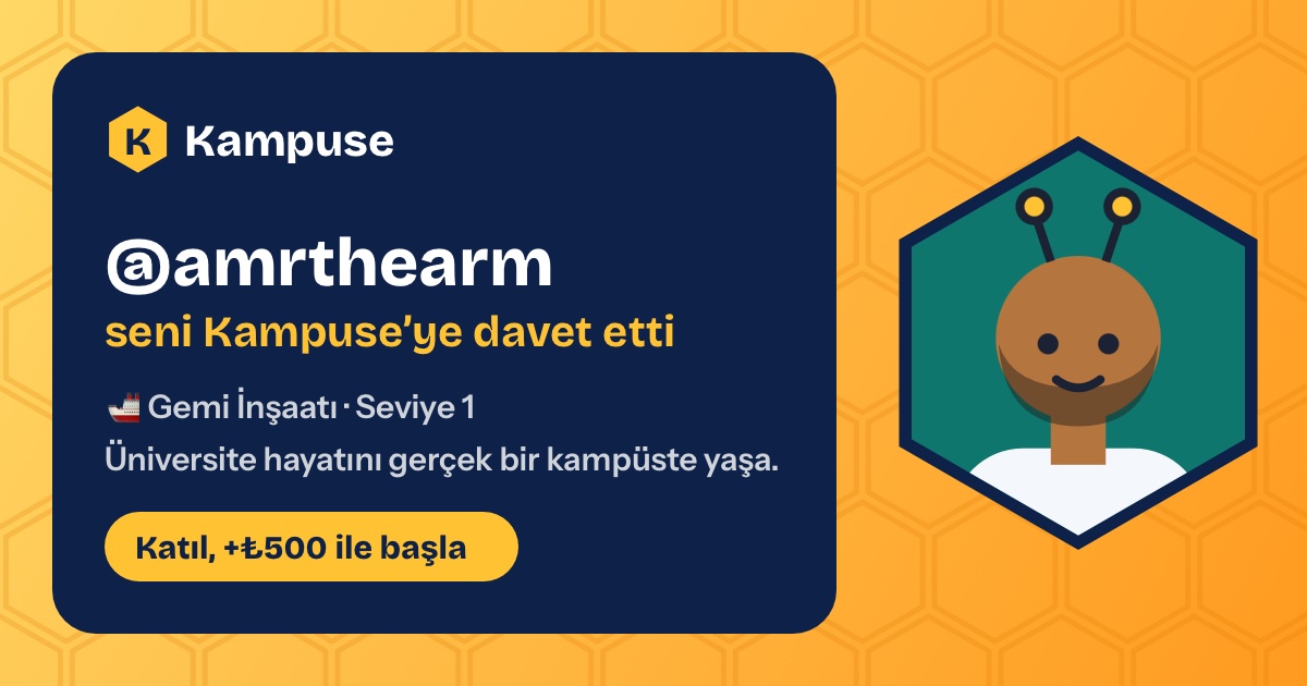 @amrthearm · Kampuse