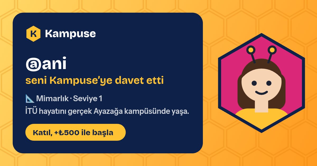 @ani · Kampuse