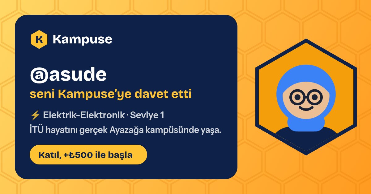 @asude · Kampuse
