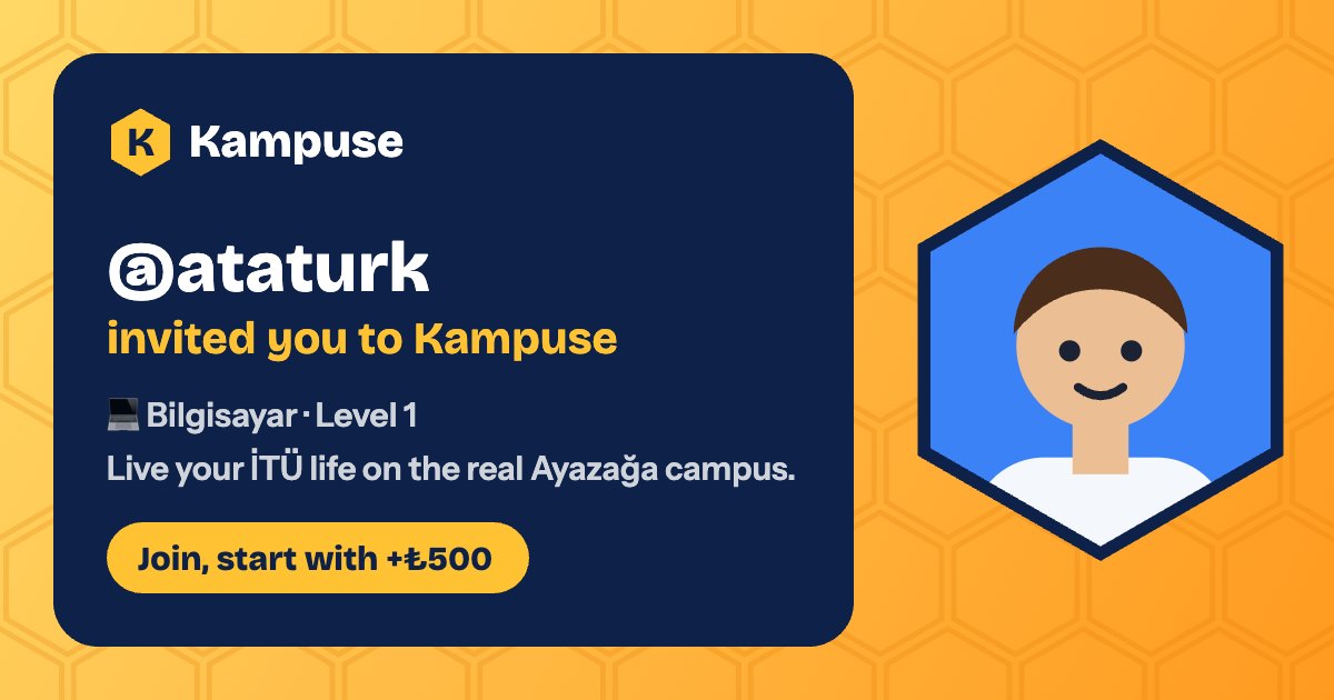 @ataturk · Kampuse