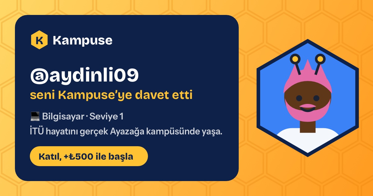 @aydinli09 · Kampuse