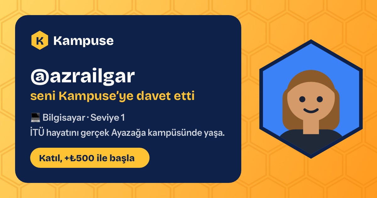 @azrailgar · Kampuse
