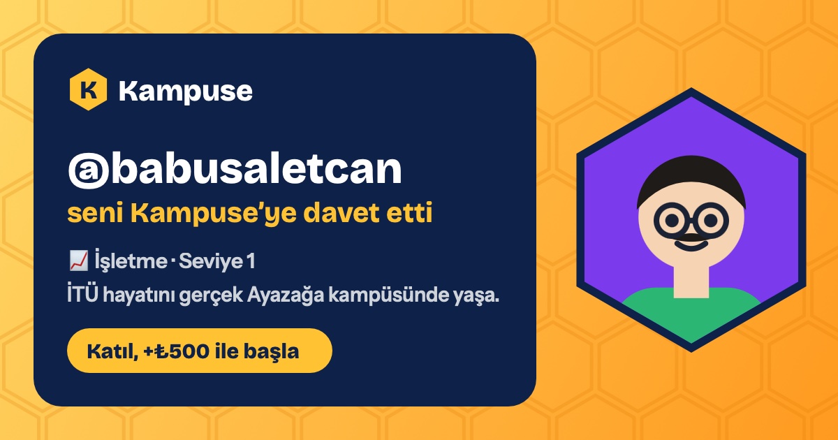 @babusaletcan · Kampuse