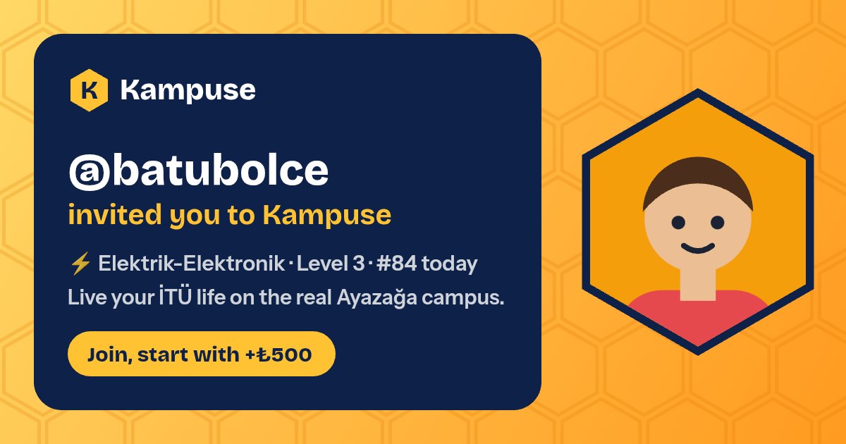 @batubolce · Kampuse