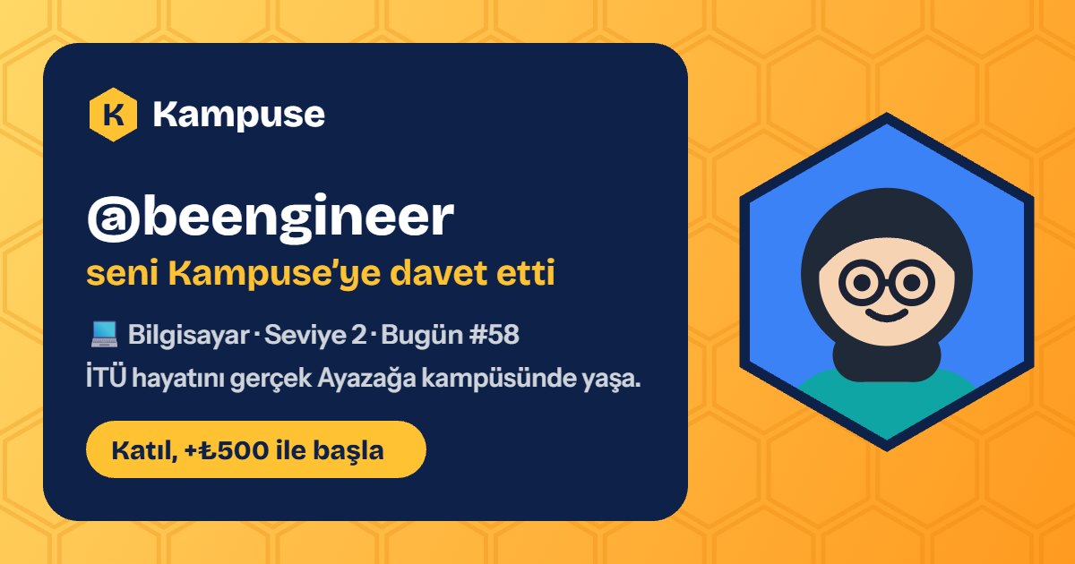 @beengineer · Kampuse