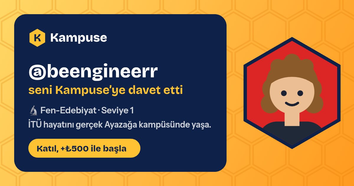@beengineerr · Kampuse