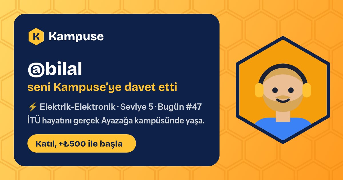@bilal · Kampuse