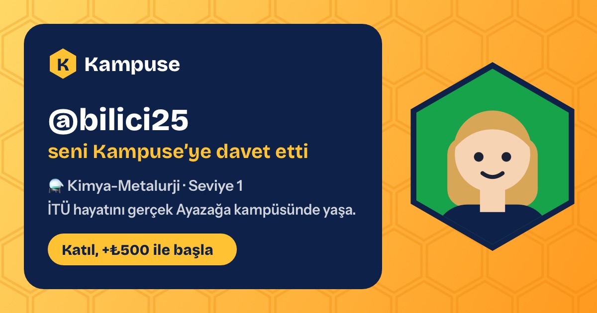 @bilici25 · Kampuse