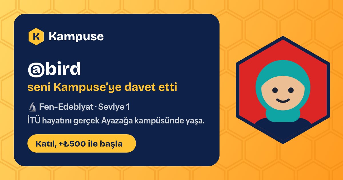 @bird · Kampuse