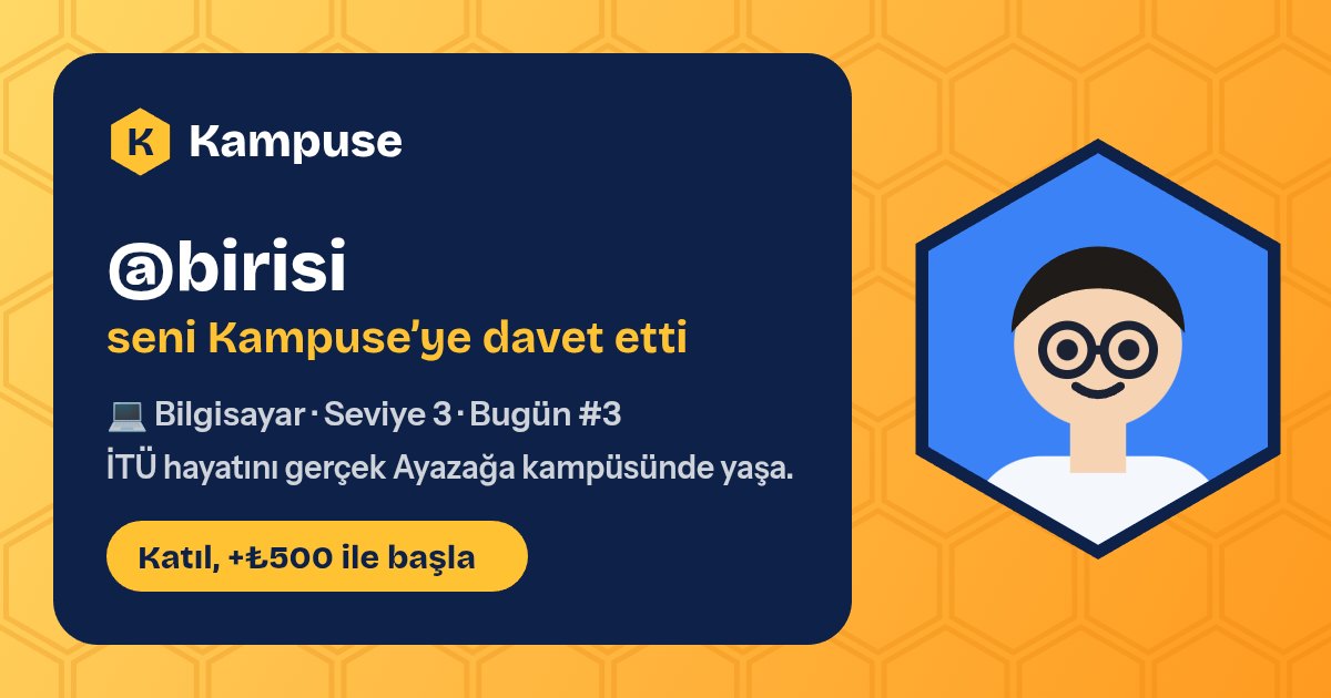 @birisi · Kampuse