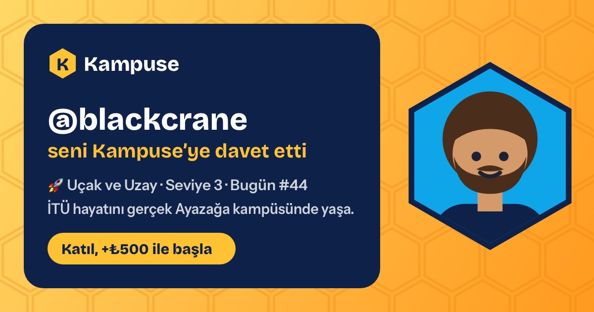 @blackcrane · Kampuse