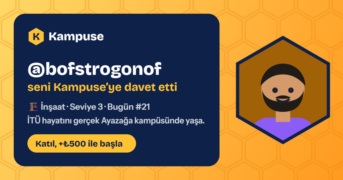 @bofstrogonof · Kampuse
