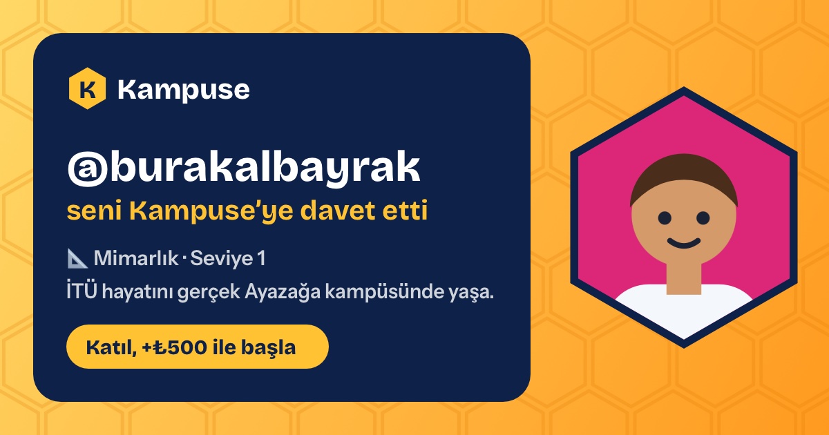 @burak_crp · Kampuse