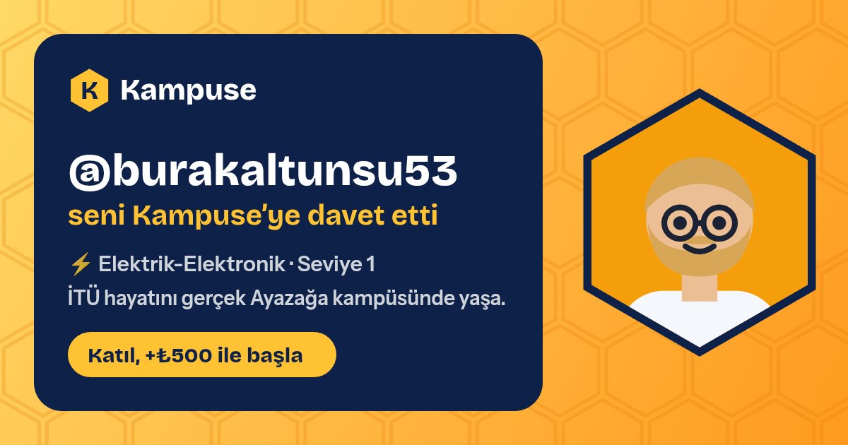 @burakaltunsu53 · Kampuse