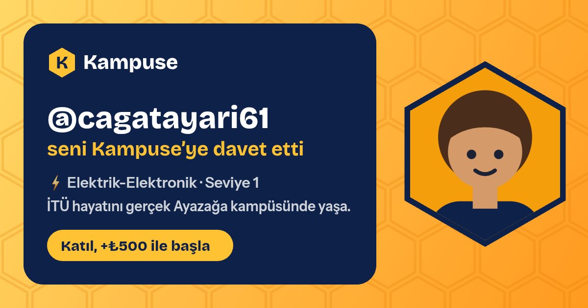 @cagatayari61 · Kampuse