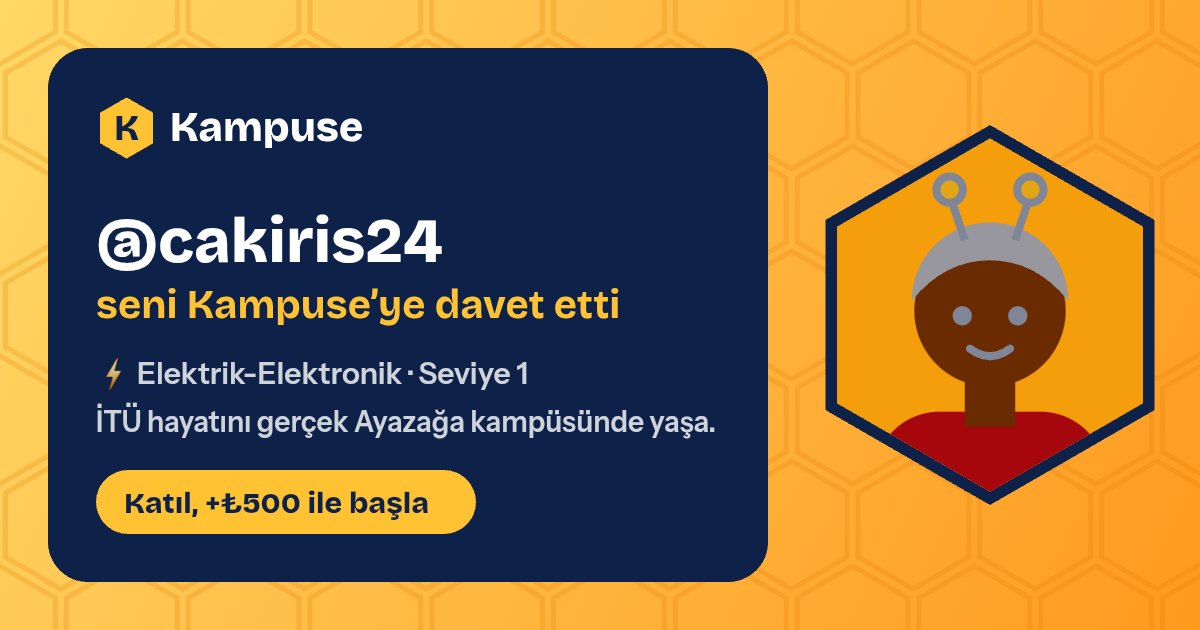 @cakiris24 · Kampuse