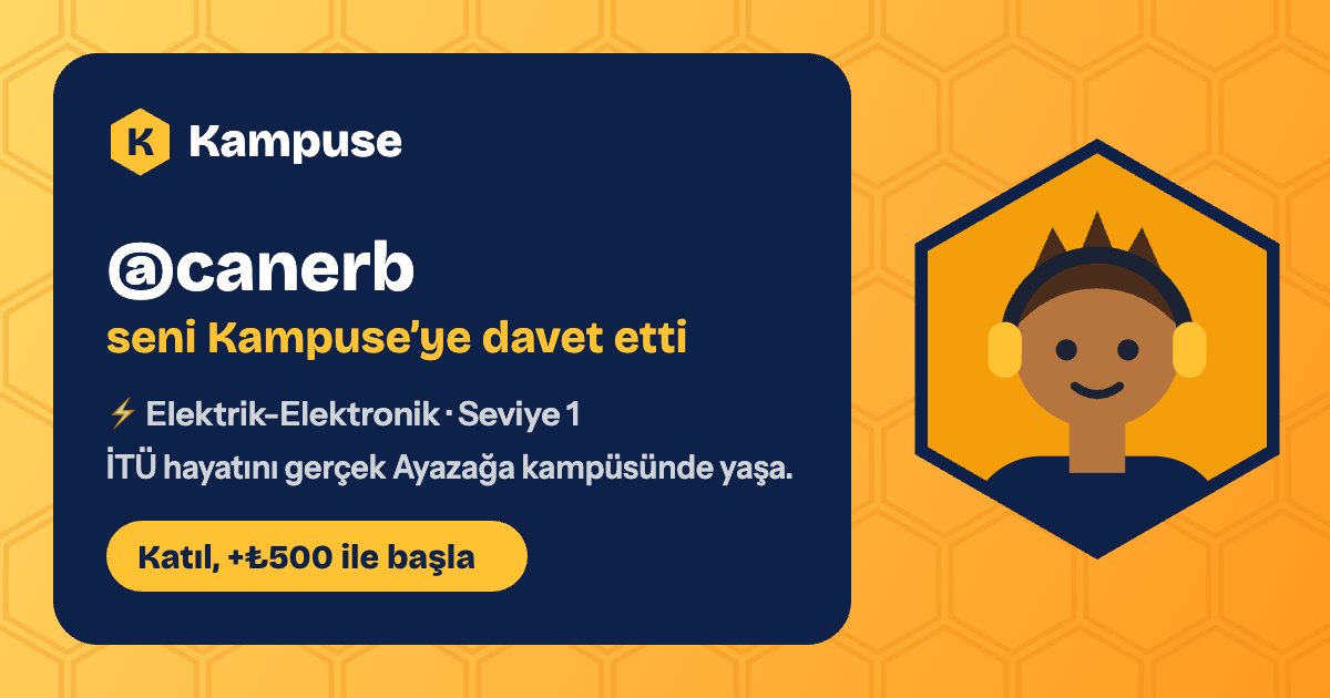 @canerb · Kampuse