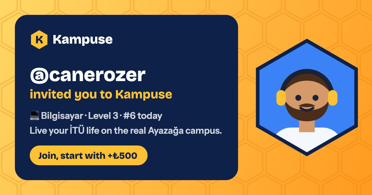 @canerozer · Kampuse