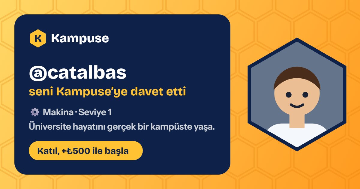 @catalbas · Kampuse