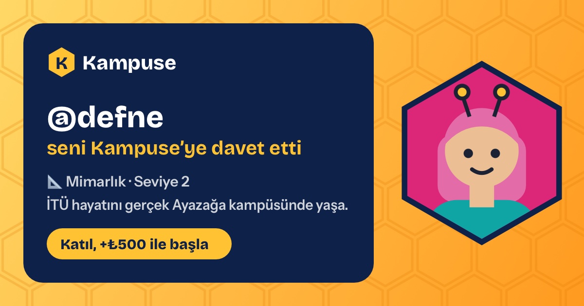 @defne · Kampuse