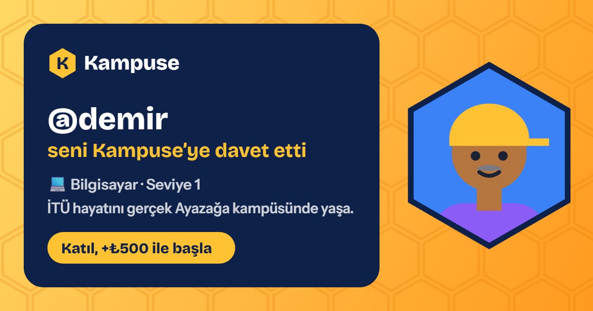@demir · Kampuse