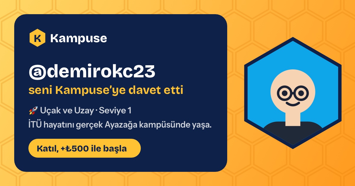 @demirokc23 · Kampuse
