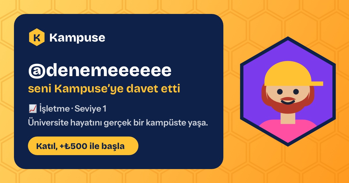 @denemeeeeee · Kampuse