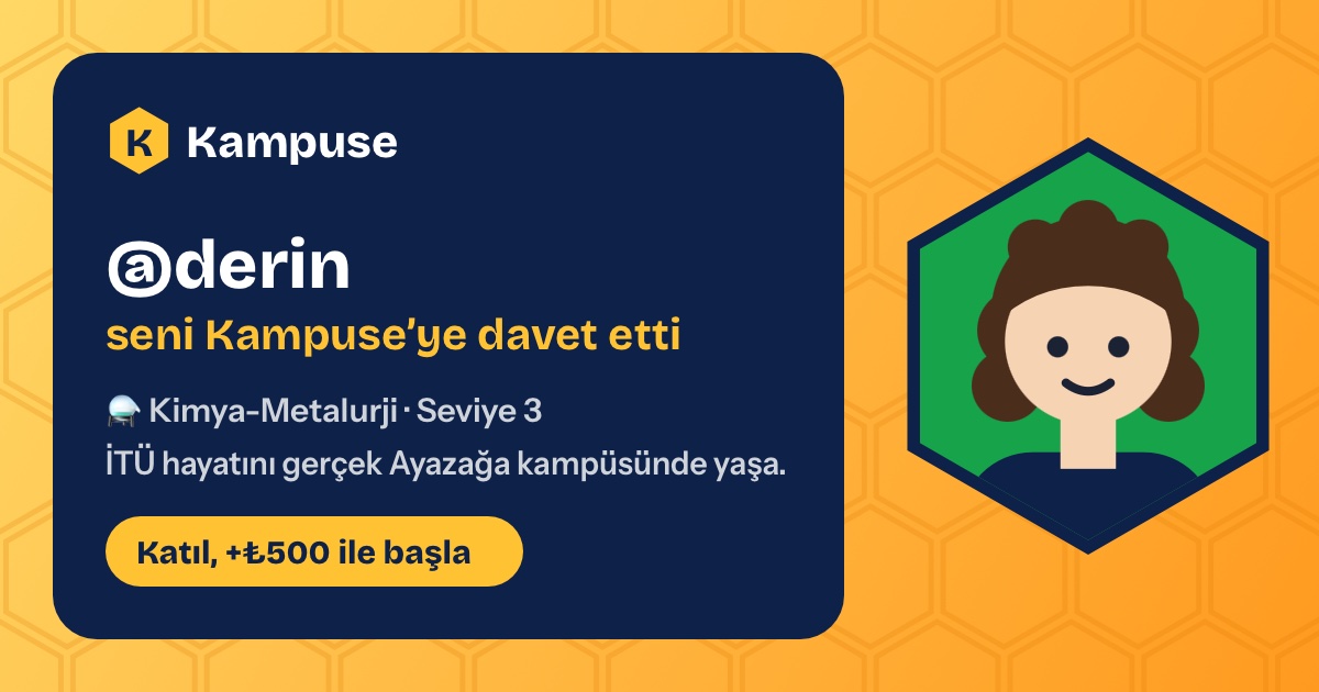 @derin · Kampuse
