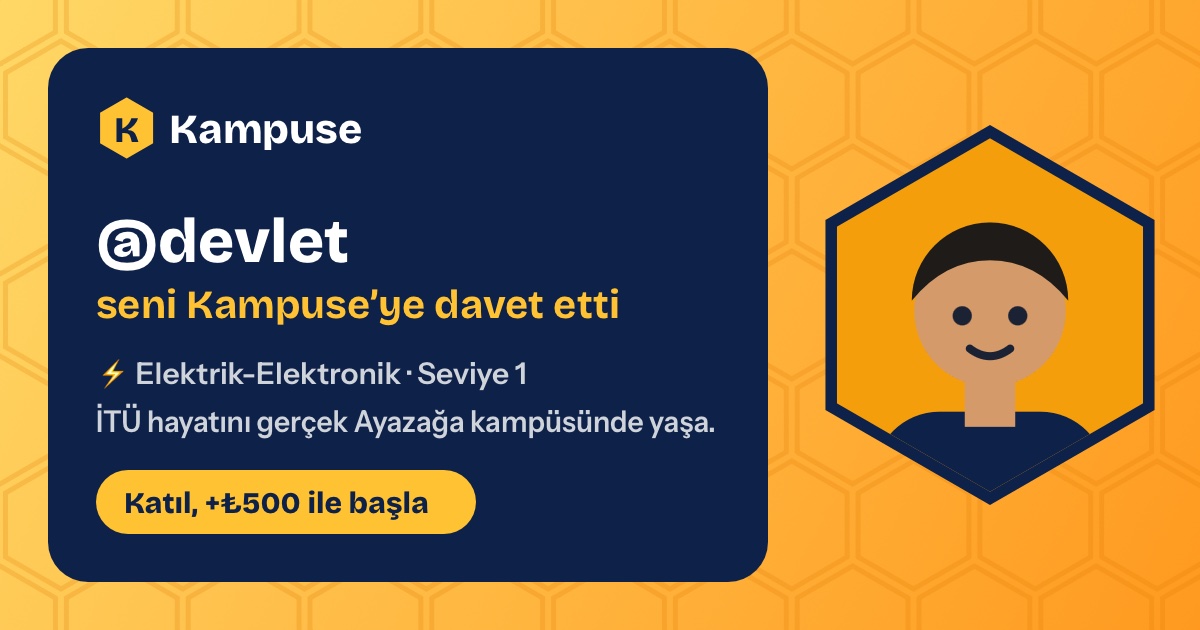 @devlet · Kampuse