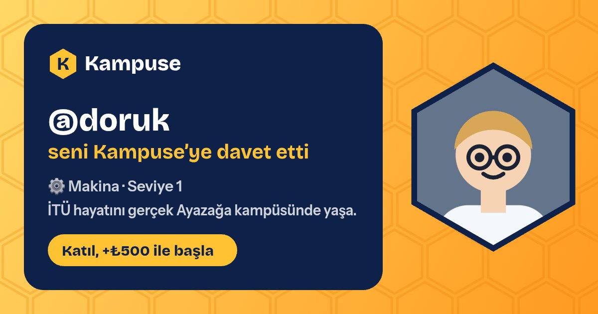 @doruk · Kampuse