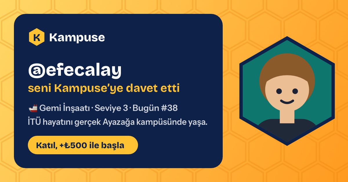 @efecalay · Kampuse