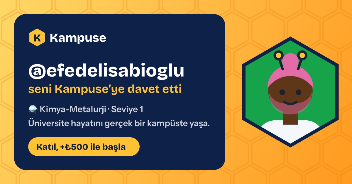 @efedelisabioglu · Kampuse