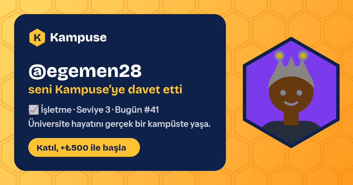 @egemen28 · Kampuse