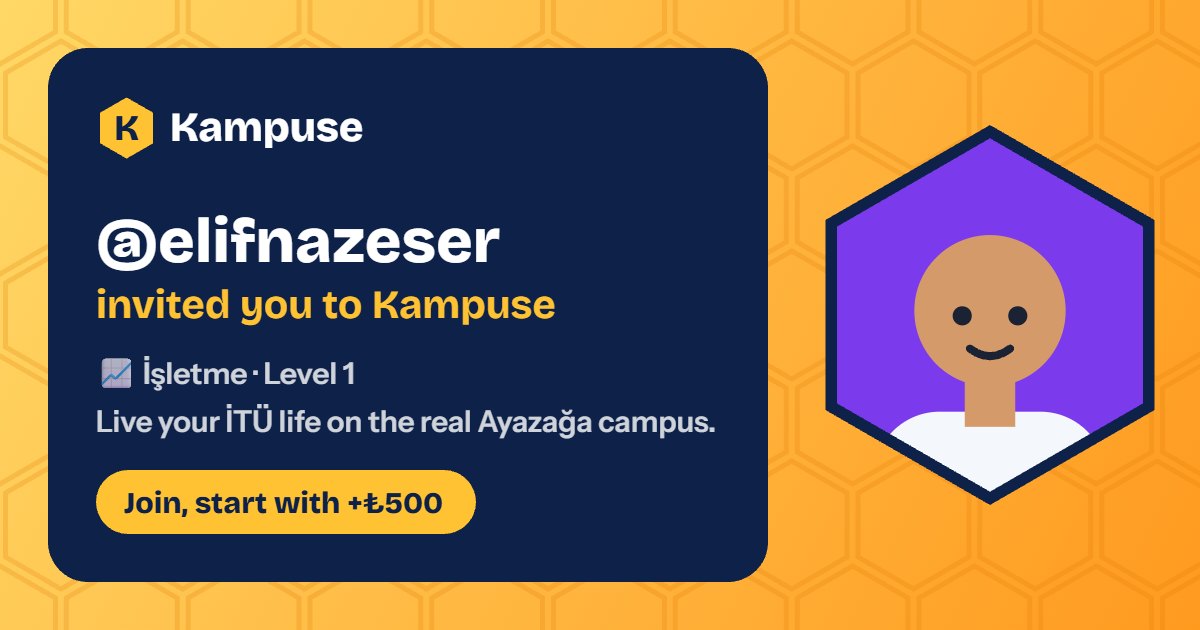 @elifnazeser · Kampuse