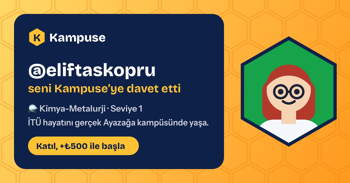 @eliftaskopru · Kampuse