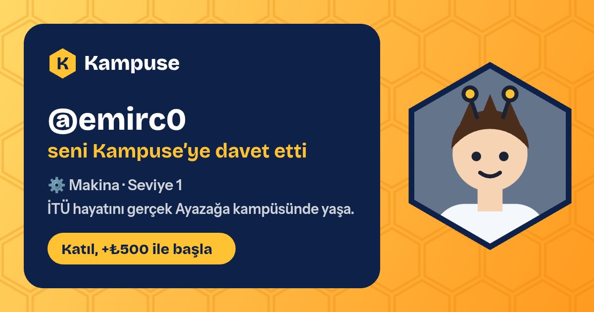 @emirc0 · Kampuse