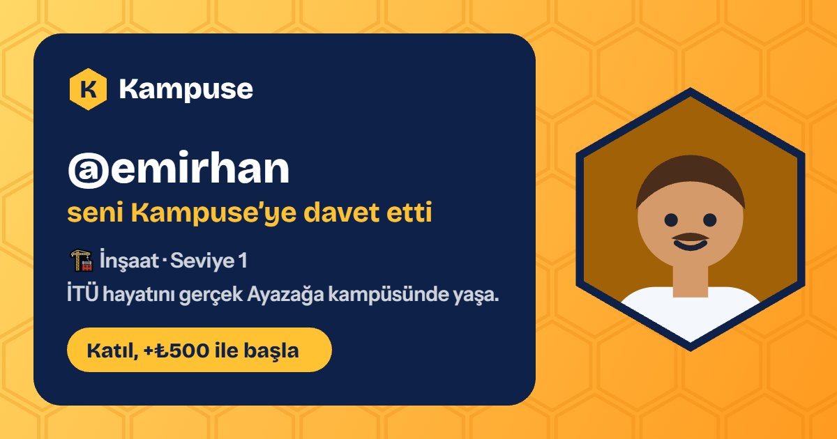 @emirhan · Kampuse